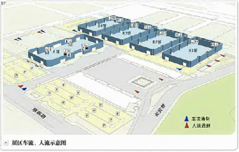 西安曲江國(guó)際會(huì)展中心場(chǎng)館圖